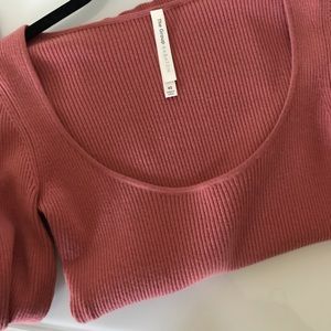 Aritzia Babaton Mcway Sweater Ribbed Top